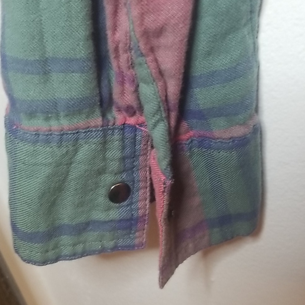 Plaid Snap Button Up - Picture 5 of 5